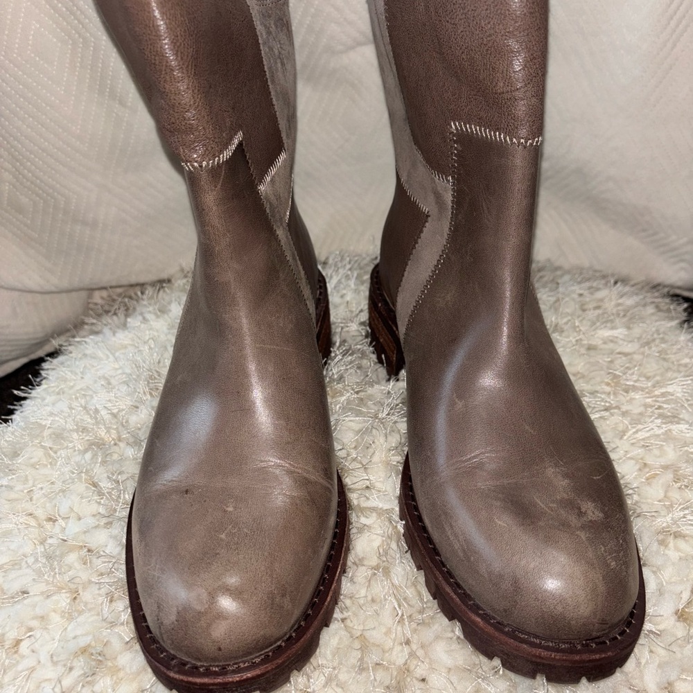 Lucky Brand Brown Combat & Moto Boots